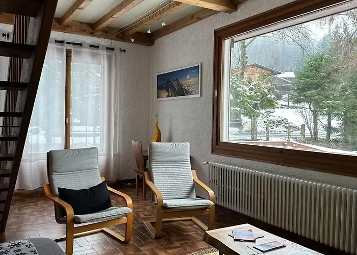 Les Carlines Des Bossons - Jardin & Panorama Apartamento Chamonix